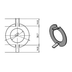 Regolatore ingresso aria stufa a pellet MCZ 43640499G originale accensione