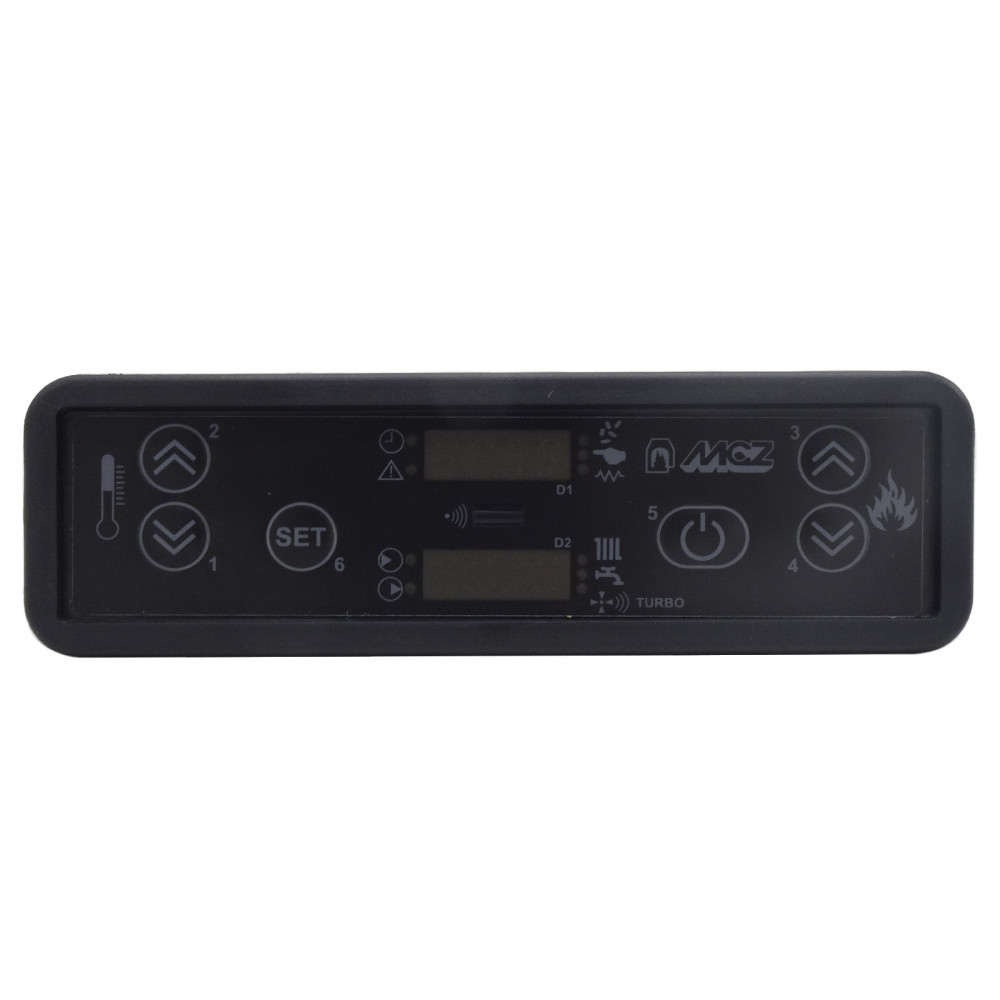 Pannello comandi stufa a pellet MCZ 4160311 display LED 6 tasti originale