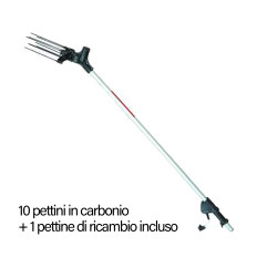 Abbacchiatore olive a batteria Twist Aima 270W scuotitore prolunga sbattitore elettrico 210cm