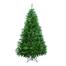 Albero Natale 150cm verde sintetico artificiale natalizio 350 rami base metallo