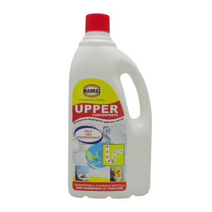 Disgorgante per scarichi acido rapido concentrato Upper Madras disotturante 1lt