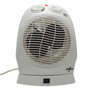 Stufetta bagno elettrica girevole stufa termoventilatore caldobagno 1000-2000W