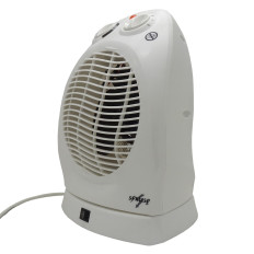 Stufetta bagno elettrica girevole stufa termoventilatore caldobagno 1000-2000W