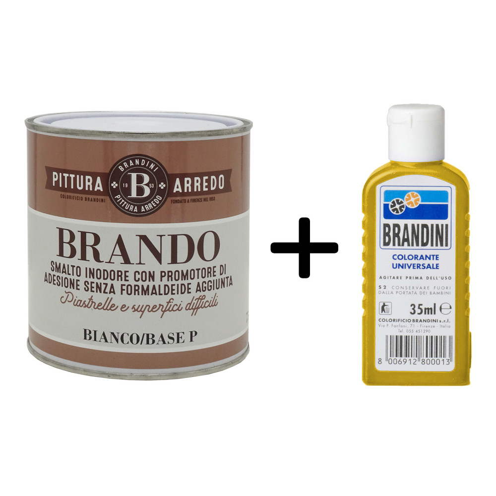 Smalto piastrelle vernice pittura all'acqua inodore rinnova mattonelle pavimento