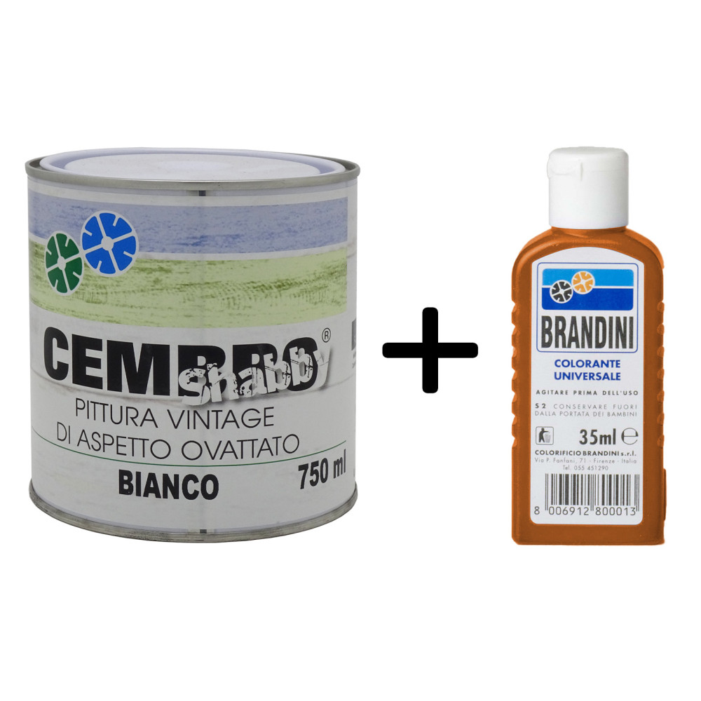 Pittura shabby chic bianco vintage extra opaca inodore mobili arredi legno 750ml