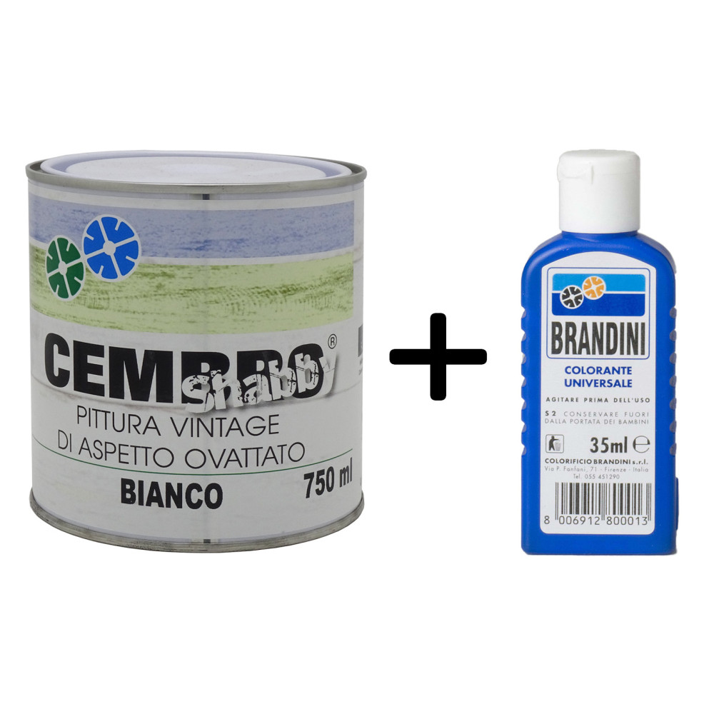 Pittura shabby chic bianco vintage extra opaca inodore mobili arredi legno 750ml