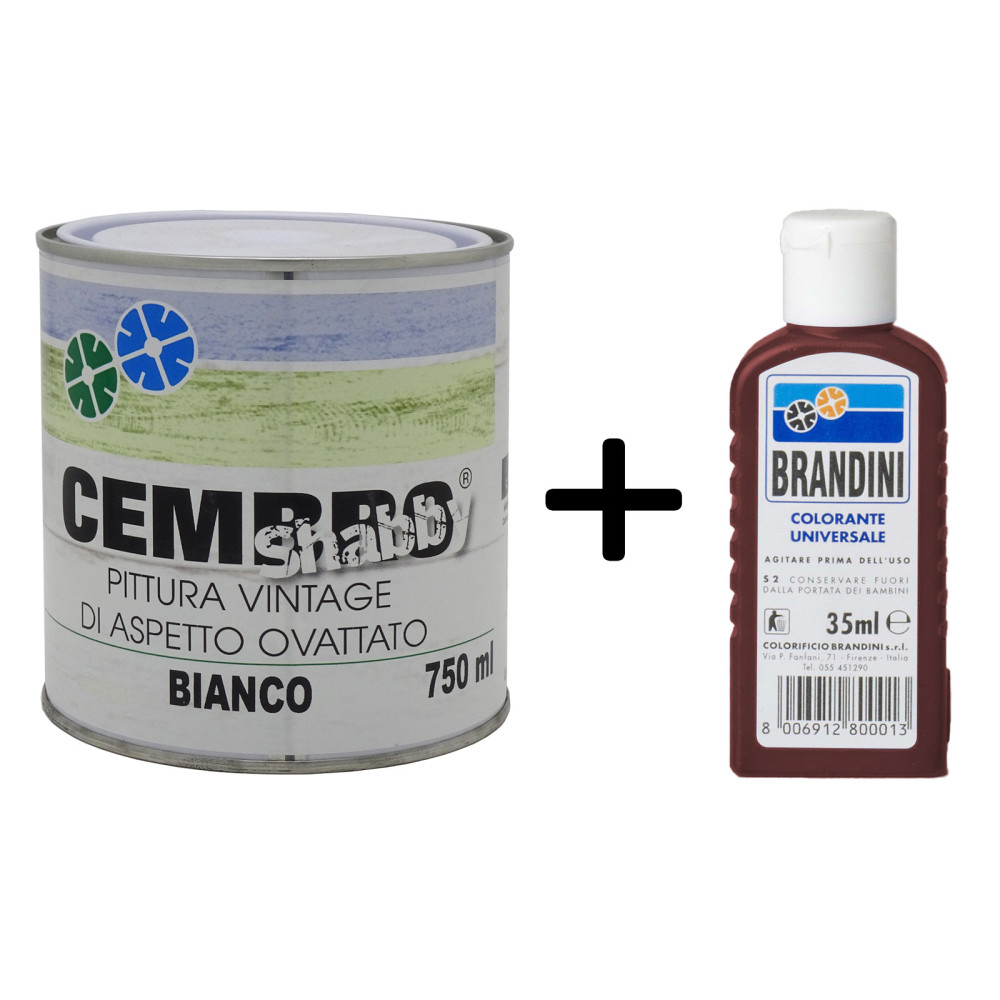 Pittura shabby chic bianco vintage extra opaca inodore mobili arredi legno 750ml
