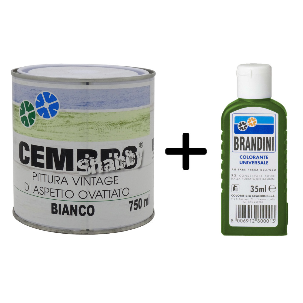 Pittura shabby chic bianco vintage extra opaca inodore mobili arredi legno 750ml