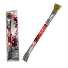 Spazzola raschietto pennello acciaio Sit stufe pellet pulizia braciere Stik 23cm