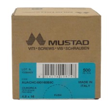 Viti a ferro autofilettanti testa cilindrica Mustad drillex acciaio zincato