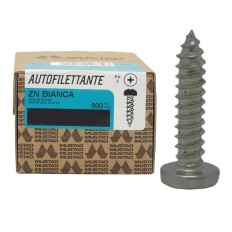 Viti a ferro autofilettanti testa cilindrica Mustad drillex acciaio zincato