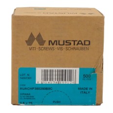 Viti per ferro autofilettanti testa svasata piana Mustad drillex acciaio zincato