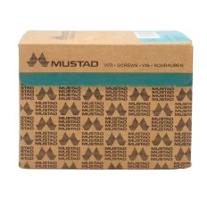 Viti tirafondi autofilettanti per metallo ferro testa esagonale Mustad chiave 10