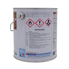 Vernice impregnante legno esterno sintetico solvente 2,5lt Brandini colori