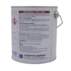 Vernice impregnante legno esterno sintetico solvente 2,5lt Brandini colori