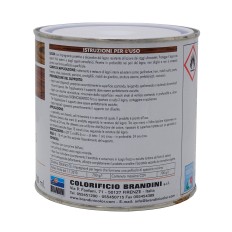 Impregnante legno esterno professionale sintetico solvente 750ml Brandini colori