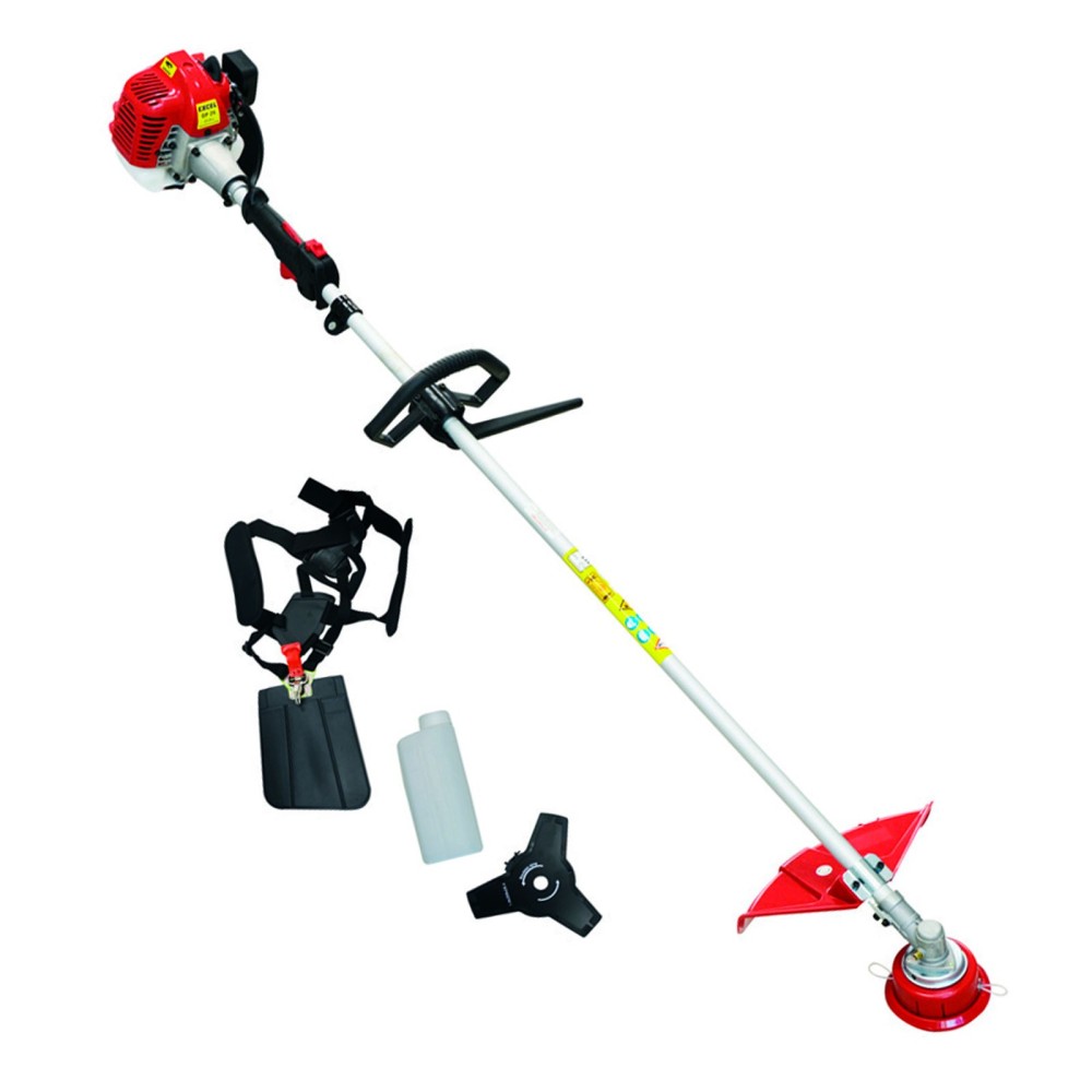 Decespugliatore a scoppio Excel 25,4cc 0,75kw motore 2 tempi testina e disco 3 denti