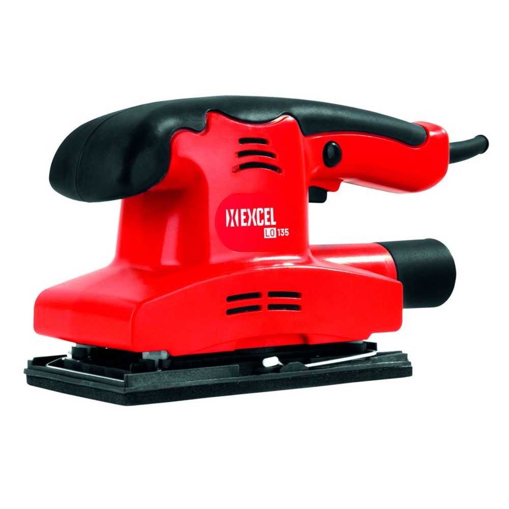 Levigatrice orbitale Excel 135W piastra 90x187 mm carteggiatrice elettrica