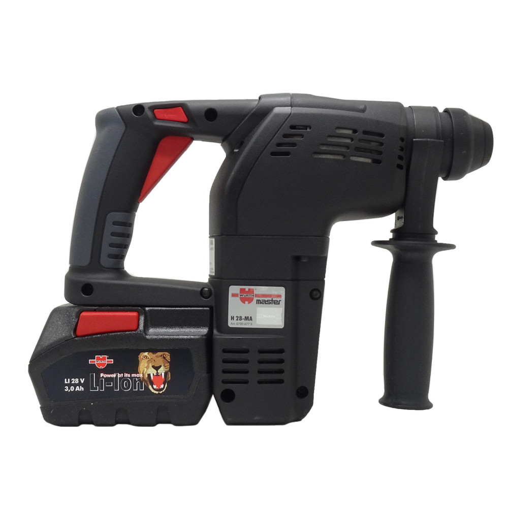 Trapano martello tassellatore Wurth H28-MA perforatore avvitatore batteria 28V