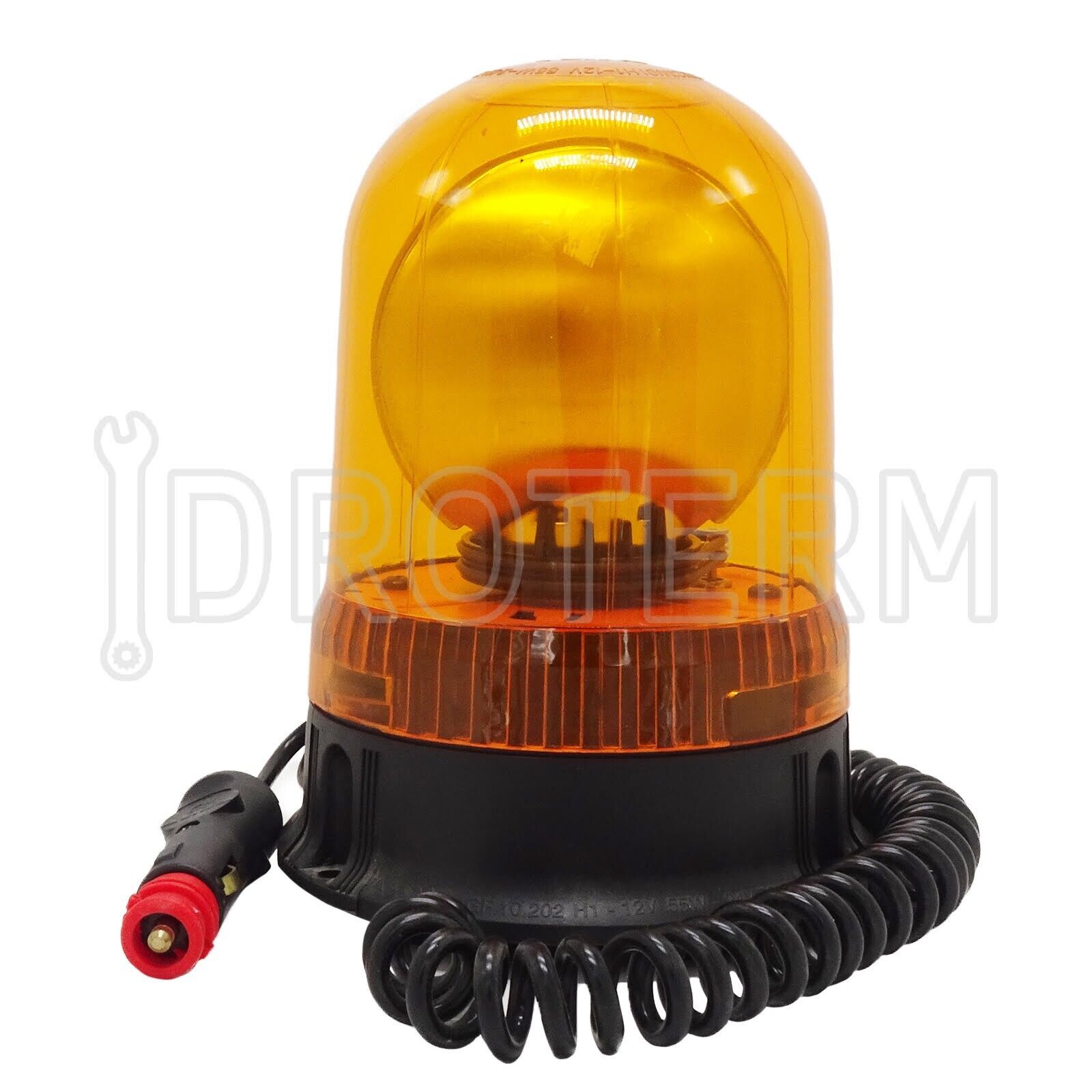 Girofaro lampeggiante a led magnetico per trattore , muletto arancio 12 -24v